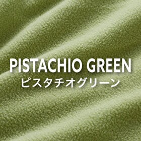 【RSP_LIVE】【ピスタチオグリーン】衿まであったかフリース シンサレート掛け布団 シングル