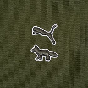 Mサイズ[PUMA×MAISON KITSUNE] パーカー HOODIE カーキを税込・送料込 