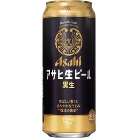 アサヒ生ビール（マルエフ）黒生 缶 500ml×24本