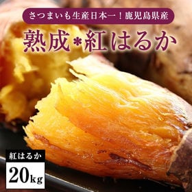 【20kg】鹿児島県産「熟成＊紅はるか」 | その甘さ、まさに天然スイーツ！焼き芋にした時の糖度が60度を超える甘く美味しい蜜芋