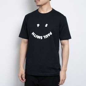 タツミヤインターナショナル Lサイズ Paul Smith Tシャツ Ps Happy S S T Shirt ブラック ちょっプル Dショッピング サンプル百貨店