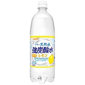伊賀の天然水強炭酸水レモン 1000ml×12本
