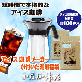 【計1kg(500g×2袋)】アイスコーヒーメーカーがもれな...