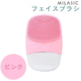 ［ピンク］電動フェイスブラシ | 1台4役のフェイスケア。洗顔だけじゃなくかっさとしても使用できます。