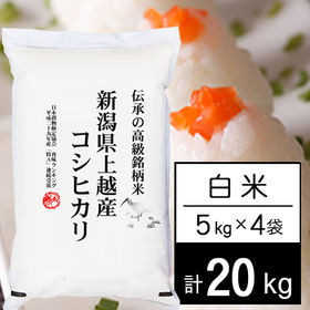 【20kg】 越後の米 令和3年産 新潟県産 コシヒカリ白米...