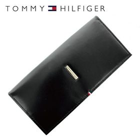 TOMMY HILFIGER (トミーヒルフィガー) 長財布 31TL19X012 001 ブラック | 並行輸入品/シンプルなデザインながら、高級感あり