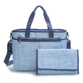 [LeSportsac] トートバッグ RYAN BABY TOTE ブルー系 | 付属のオムツ買えシートでマザーズバッグに最適！