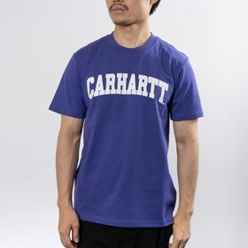 Sサイズ [CarharttWIP]Tシャツ SS UNIVERSITY T-SHIRT パープル | 2022年春夏限定のグラフィックTシャツ！