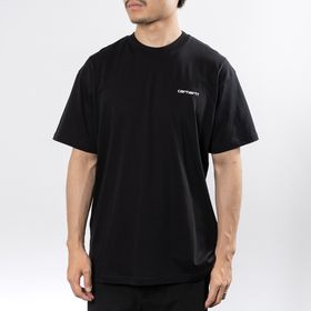 Lサイズ [CarharttWIP]Tシャツ S/S NILS T-SHIRT ブラック | 2022年春夏限定のグラフィックTシャツ！