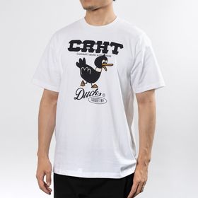 Mサイズ [CarharttWIP]Tシャツ SS CRHT DUCKS T-SHIRT ホワイト | 2022年春夏限定のグラフィックTシャツ！