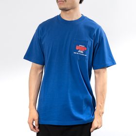 Sサイズ [CarharttWIP]Tシャツ WORM LOGO POCKET TEE ブルー | 2022年春夏限定のグラフィックTシャツ！