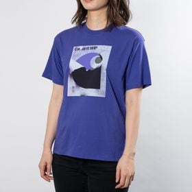 Sサイズ [CarharttWIP]Tシャツ W BOOKCOVER T-SHIRT パープル | 2022年春夏限定のグラフィックTシャツ！