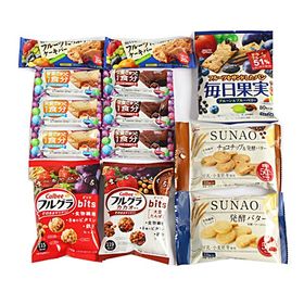 カルビー・グリコ栄養調整お菓子セットC【8種・計13コ】