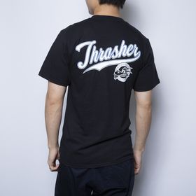 Mサイズ[HUF×THRASHER]Tシャツ PORTOLA S/S TEE ブラック | 人気の二大スケーターブランドのコラボコレクション！