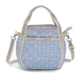 [LeSportsac] ハンドバッグ SMALL JENNI ブルー | ころんと丸みを帯びたルックスが可愛らしい！ハンドバッグとしても◎
