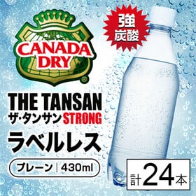 【24本】カナダドライ ザ タンサン ストロング ラベルレス...