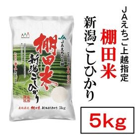 【5kg】新潟県 上越産 コシヒカリ 棚田米 令和4年産