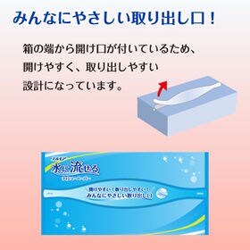 【5個×10パック】エルモア　水に流せるティシューペーパー