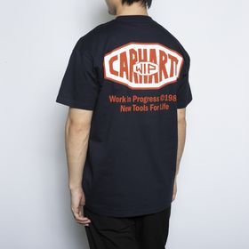 Sサイズ[CarharttWIP]Tシャツ NEW TOOLS T-SHIRT ダークネイビー | オーガニックコットンで快適な着心地が続きます♪