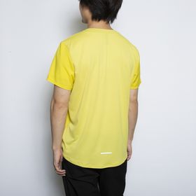 Sサイズ[THE NORTH FACE]Tシャツ M SUNRISER SHIRT イエロー | メッシュ素材で汗をかいても快適な着心地が続きます♪