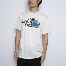 Mサイズ[THE NORTH FACE]Tシャツ S/S HALF DOME TEE アイボリー | ハーフドームロゴの定番Tシャツは一枚持っておきたいアイテム！