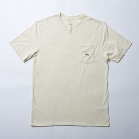 Mサイズ[THE NORTH FACE]Tシャツ HERITAGE POCKET ベージュ | ワードローブに加えておきたいシンプルなポケットTシャツ！