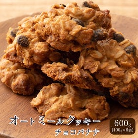 【600g(100g×6袋)】オートミールクッキー(チョコバ...