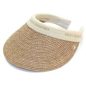【ヌガー/ナチュラルロゴ】ヘレンカミンスキー(HELEN KAMINSKI)サンバイザー | 伝統的な技術と革新的なデザインを融合したオーストラリア発の帽子ブランド