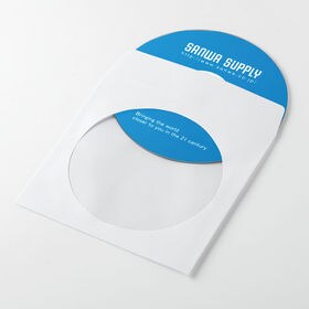 【ホワイト】DVD・CDペーパースリーブケース サンワサプラ...