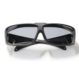 コールマン Coleman / 偏光オーバーグラス Black | 3色 オーバーグラス 偏光サングラス UV メガネの上から 跳ね上げタイプ