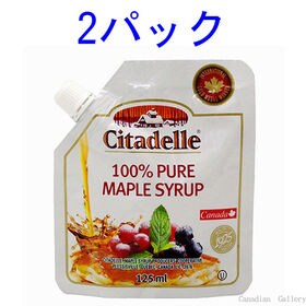 【2パック】メープルシロップ　125ml、グレードA アンバ...