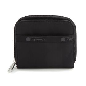[LeSportsac]折り財布 CLAIRE ブラック R086 | 丈夫で使い勝手の良い折り財布！豊富なカードポケットで収納力抜群♪