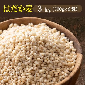 【3kg(500g×6袋)】国産 はだか麦 (雑穀米・チャッ...
