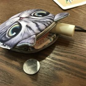 【D】ポーチ リアル 犬 猫 小物 ポーチ 小物入れ 財布 かわいい インスタ 映え