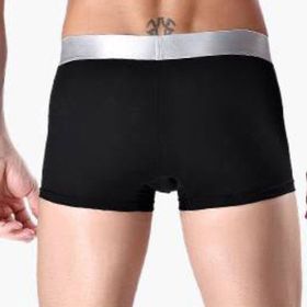 【ブラックM】メンズ　ボクサーパンツ 下着 パンツ トランクス メンズパンツ