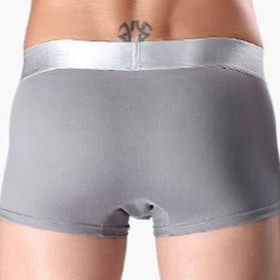 【グレーM】メンズ　ボクサーパンツ 下着 パンツ トランクス メンズパンツ
