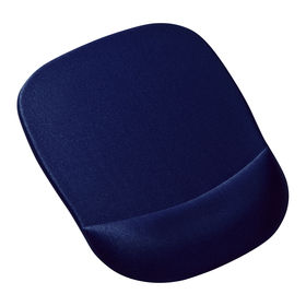 低反発リストレスト付きマウスパッド(ブルー）　サンワサプライ
