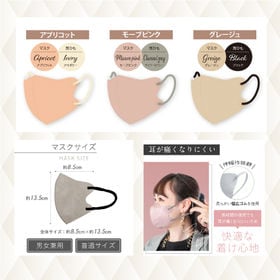 【40枚入り/色お任せ】STYLE-ONニュアンスバイカラーフィットマスク