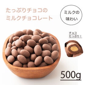 【500g】ミルクチョコレートたっぷりアーモンド | チョコとアーモンドの相性抜群！カリッと香ばしい♪ミルクの優しいチョコレート！