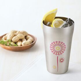 燕熟の技 感温ステンレスタンブラー420ml 花火