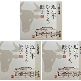 【計480g/計60個（20個×3）入り】近江牛ひとくち餃子
