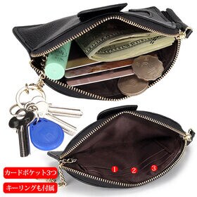 【ブルー】エレファントウォレット（本革製）