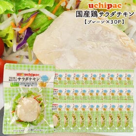 【100g×30P】国産素材のサラダチキン（プレーン） | 無添加＋常温保存OK＋国産鶏使用。お惣菜屋さんが作る本格サラダチキン◎