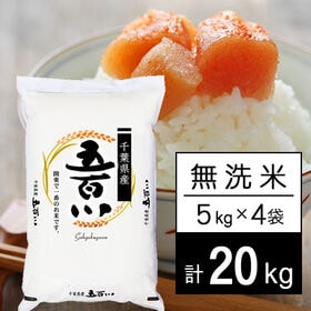 【計20kg】新米 令和5年産 千葉県産 五百川無洗米 | 千葉県から本格派の美味しい新米