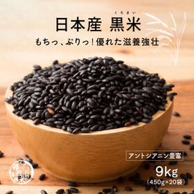 【9kg(450g×20袋)】雑穀米 国産 黒米(雑穀米・チ...