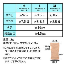 【両手セット・L】手首サポーター