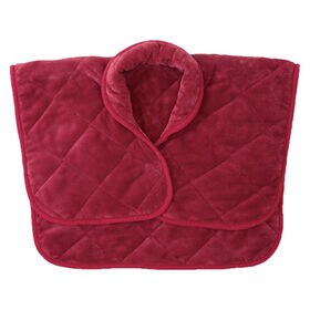 【2色組/ブルー＆エンジ各1枚】マイクロファイバー肩当て