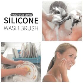 【くすみカラー3色組】シリコーンブラシ