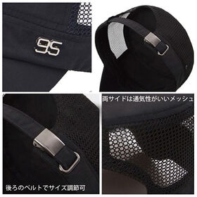 【ブラック・ネイビー】ワークキャップ メッシュ 2個セット メンズ レディース 帽子