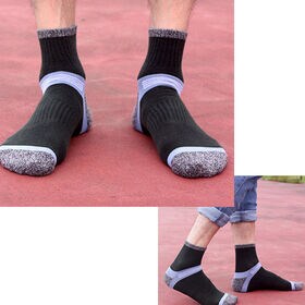 【ネイビー】ソックス メンズ スポーツ 3足セット 3足組 靴下 野球 サッカー ランニング